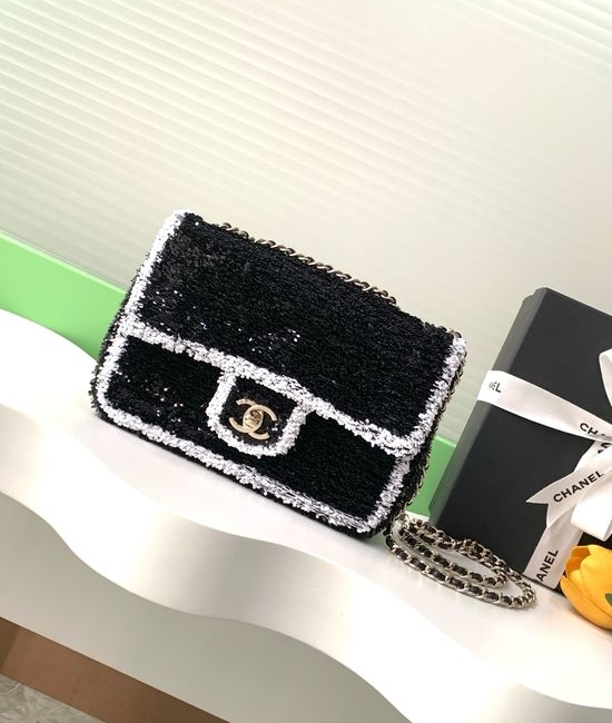 Chanel CF Sequin Evening Bag AS4561