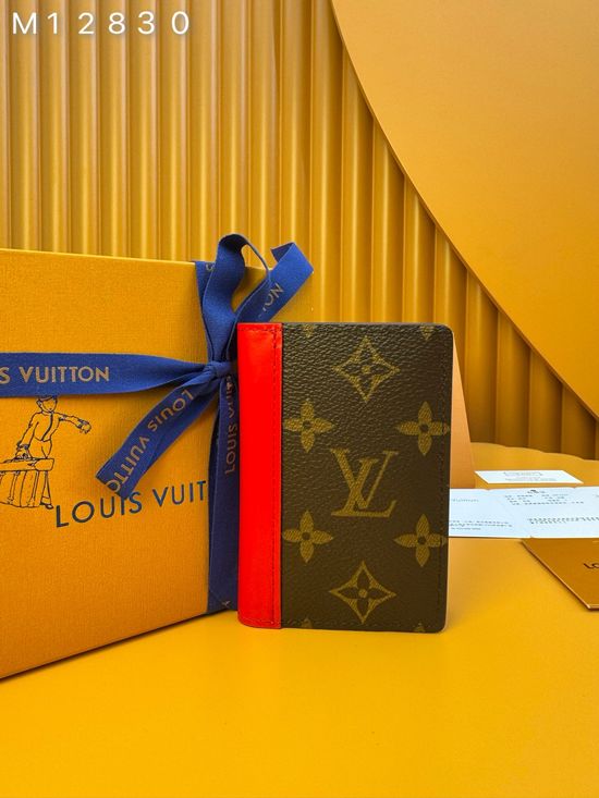 Louis Vuitton Pocket Wallet Monogram Canvas Compact M12830