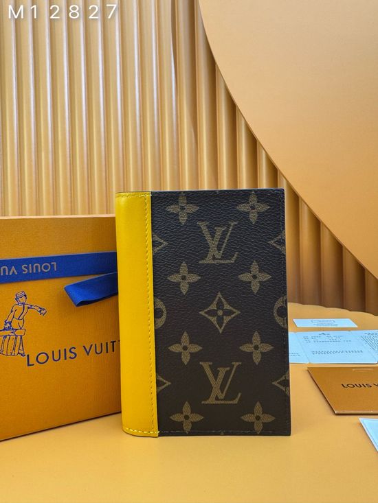 Louis Vuitton Monogram Macassar Canvas Passport Cover M12827