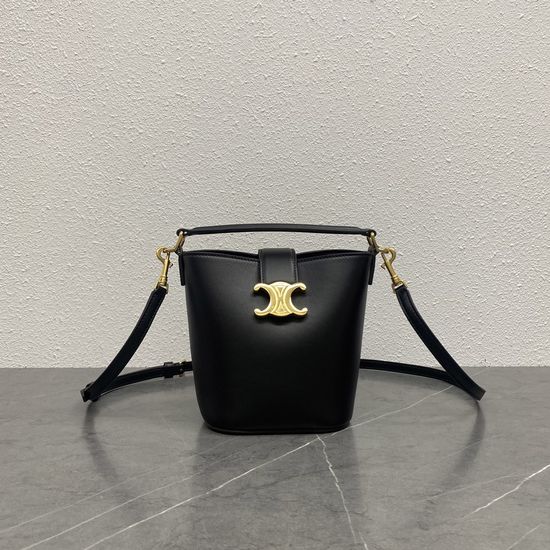Celine Louise Mini Bucket Bag Black 100473