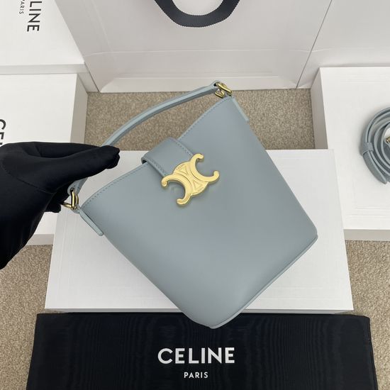 Celine LOUISE Mini Smooth Cowhide Bucket Bag 10N473