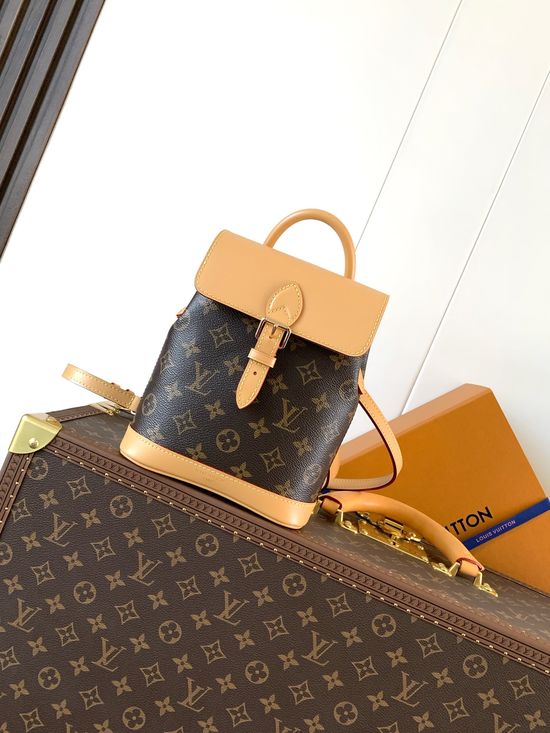Louis Vuitton Soho Mini Monogram Yellow Leather Travel Bag M14651