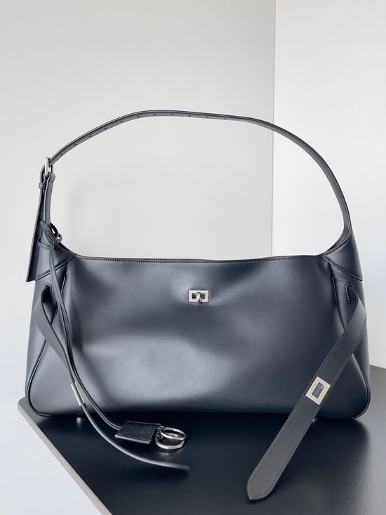 Balenciaga Bel Air Hobo Leather Shoulder Bag 805760