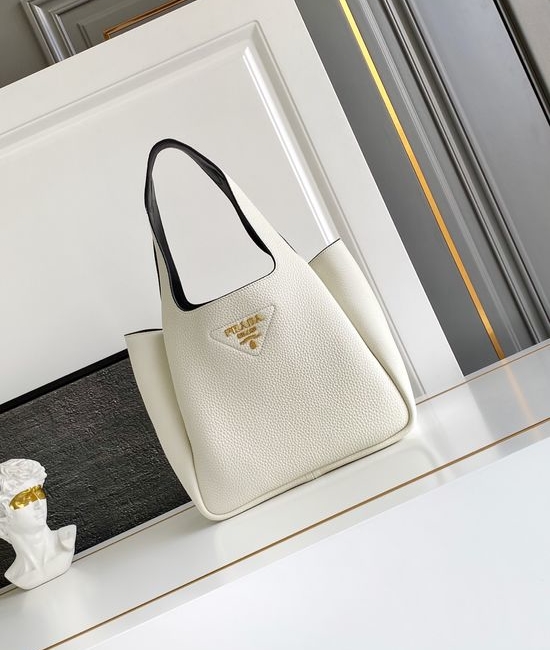 Prada Panier Tote Bag Leather Handbag 1BG335