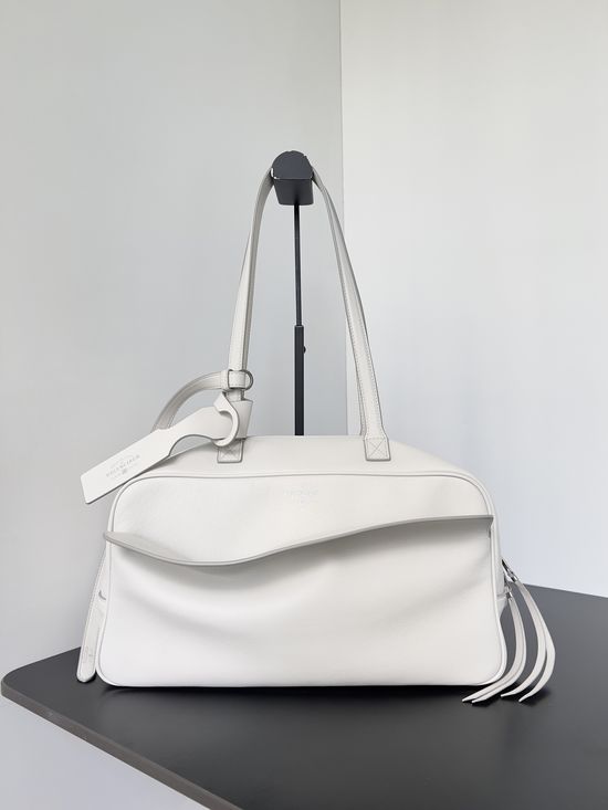 Balenciaga Bowling Leather Top Handle Bag 826425