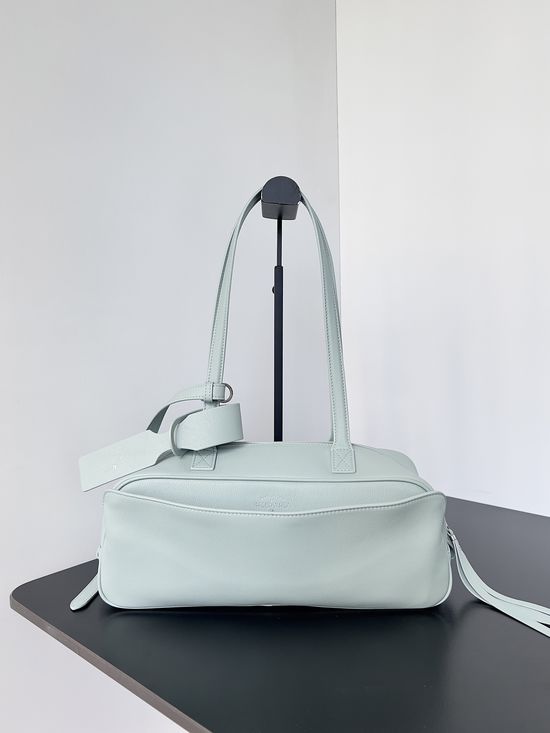 Balenciaga Bowling Leather Top Handle Bag 832920