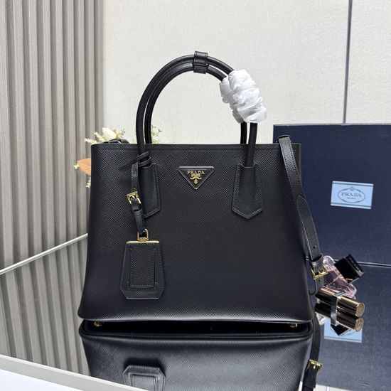 Prada Classic Shopping Tote Cross Grain Leather 1BG775