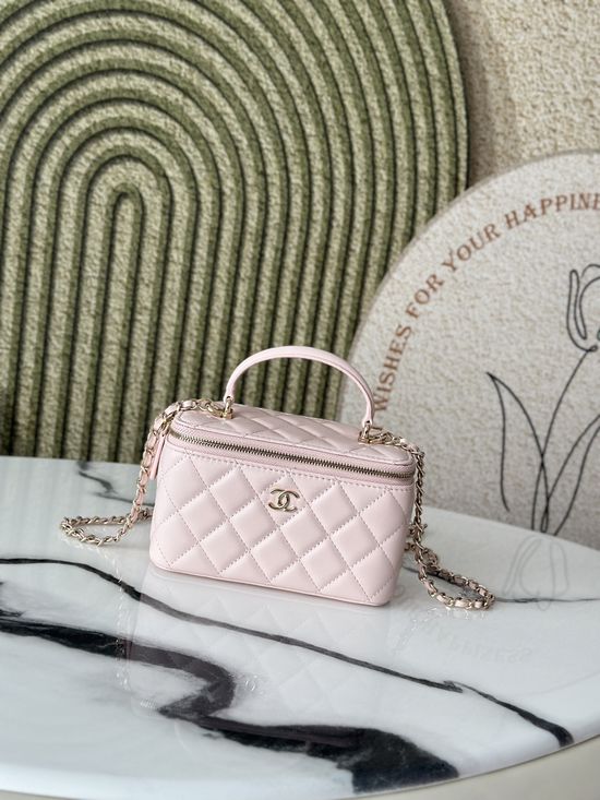 Chanel Chain Cosmetic Bag with Handle 66021
