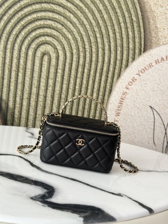 Chanel Long Box Bag with Metal Handle 66053