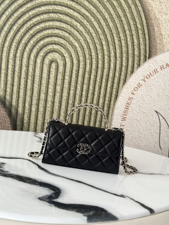 Chanel Kelly Caviar Leather Crossbody Bag 66055