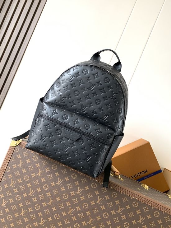 Louis Vuitton Discovery Monogram Leather Backpack with Metal Details M46553