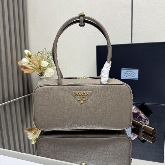Prada Leather Top Handle Satchel 1BB126