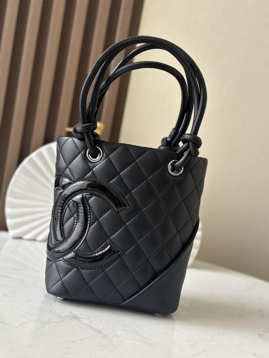 Chanel Cambon Mini Leather Shoulder Bag 3339