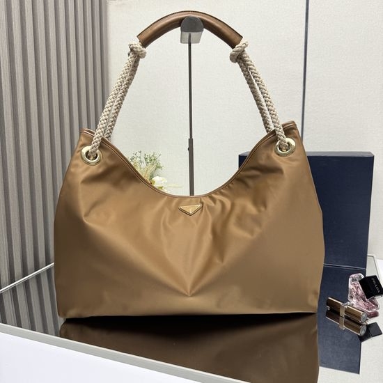 Prada Tote Bag Recycled Nylon Large Shopping Bag 1BC244