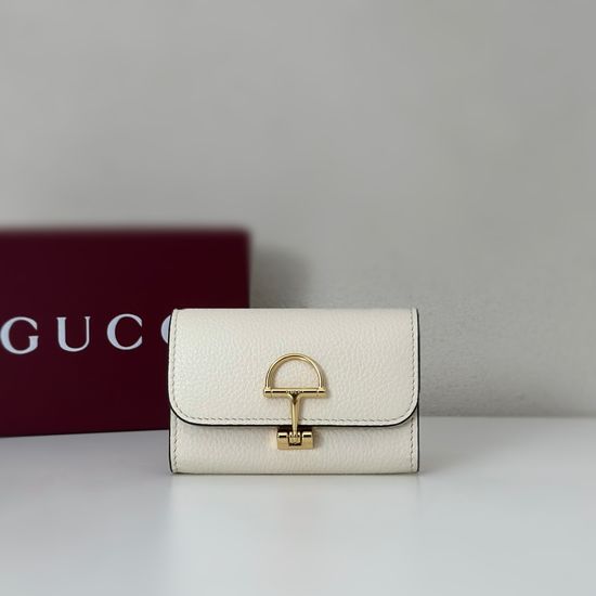 Gucci Leather Compact Wallet 828148
