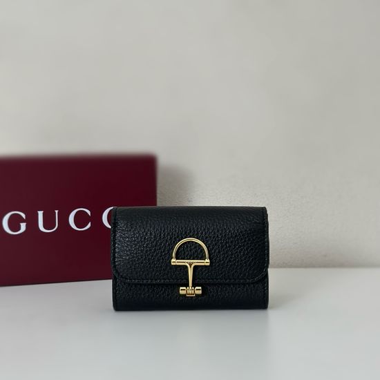 Gucci Leather Compact Wallet 828148