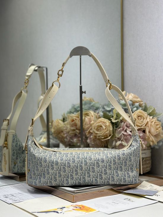 Christian Dior D-Journey Medium Gray Handbag 2417