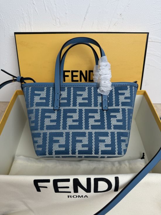 Fendi Roll Mini Basket Bag Detachable Strap 8100