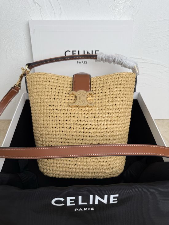 Celine Triomphe Leather Crossbody Bag 10M622