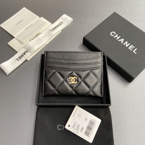 Chanel Lambskin Leather Wallet AP4472