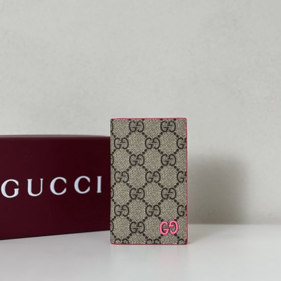 Gucci Leather Trim Card Holder 768249