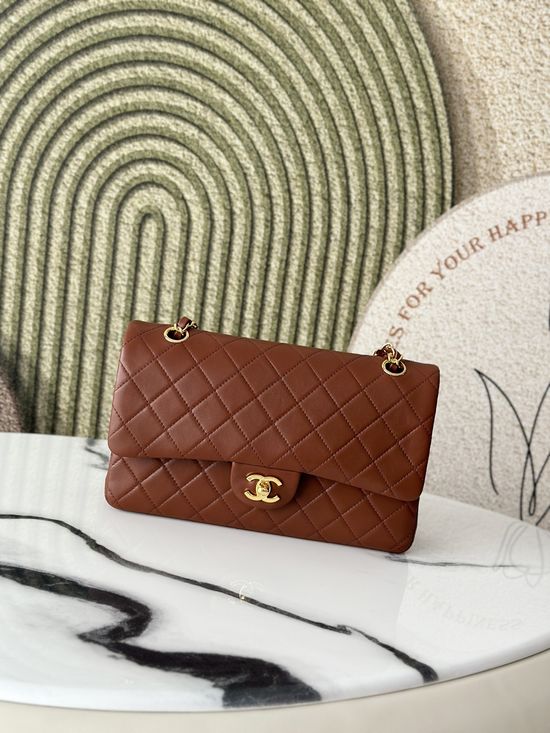Chanel Vintage Classic Flap Quilted Lambskin Bag 11713