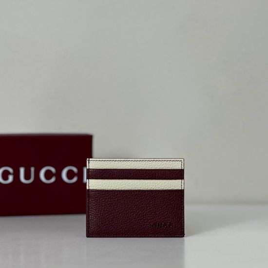 Gucci Wine Red White Small Bag 817043