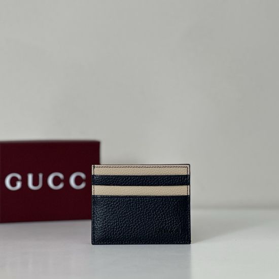 Gucci Navy Oatmeal Coin Pouch 817043