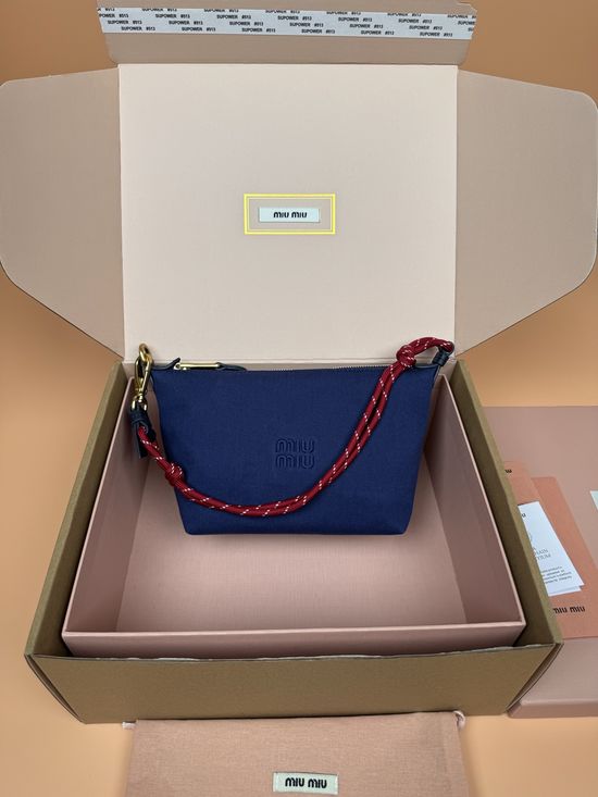 Miu Miu Nappa Gabardine Pouch 5NE841