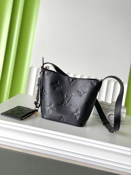 Louis Vuitton ALL IN BB Leather Bucket Bag M13480