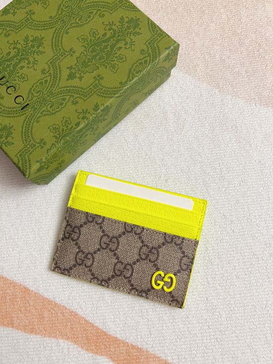 Gucci GG Supreme Canvas Card Holder 795230
