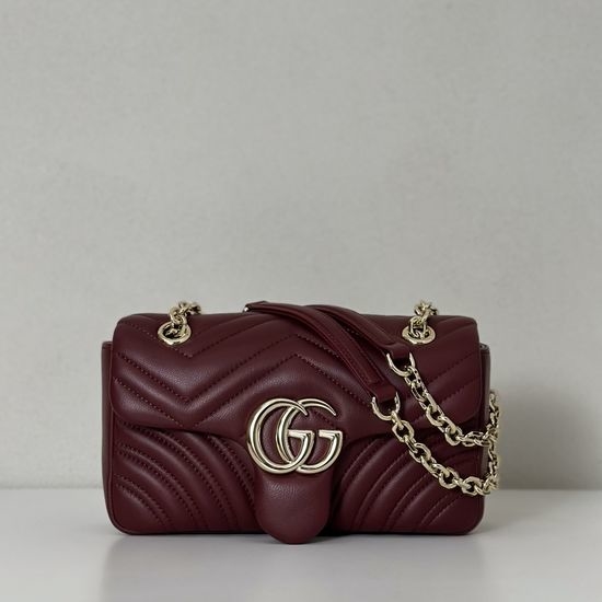 Gucci Large Handbag Ancona Red 837280