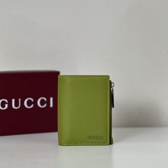 Gucci Card Holder Green Gray 817021