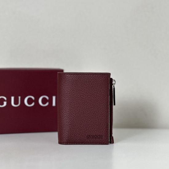 Gucci Card Holder Burgundy Off White 817021