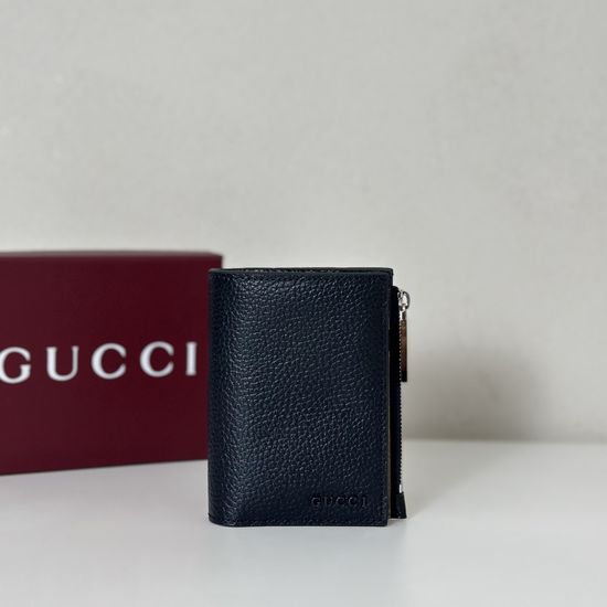 Gucci Card Holder Dark Blue Oat 817021