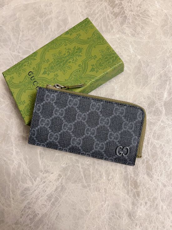 Gucci GG Supreme Canvas Card Holder 795233