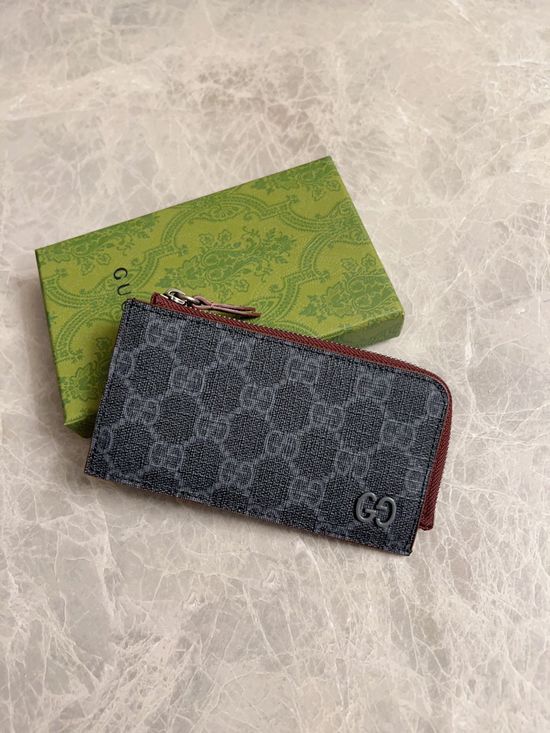Gucci GG Supreme Canvas Card Holder 795233