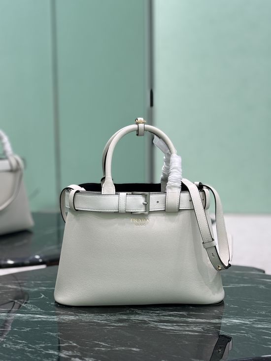 Prada Double Series Belted Small Handbag 17129