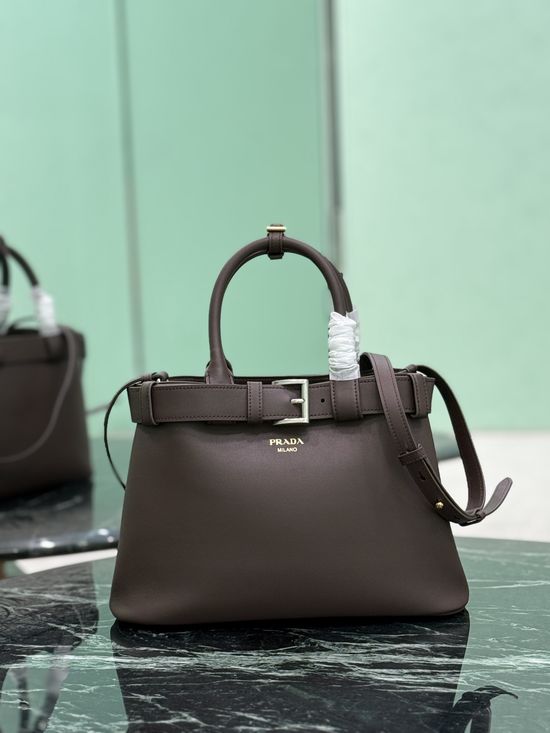 Prada Double Series Belted Small Handbag 17127