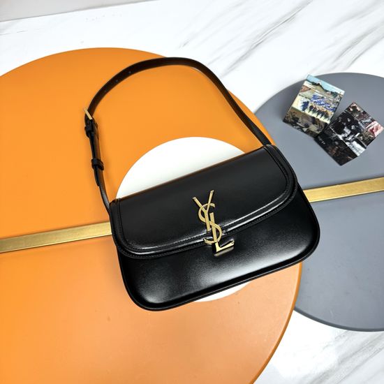 Yves Saint Laurent Solferino Box Leather Shoulder Bag 832330