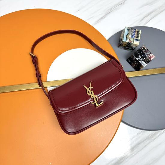 Yves Saint Laurent Solferino Box Leather Shoulder Bag 832330