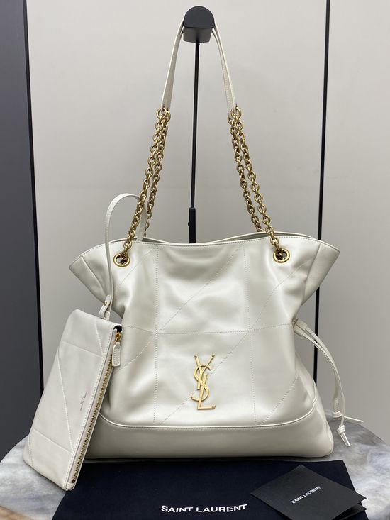 Yves Saint Laurent Jamie Leather Shoulder Tote Bag 809824