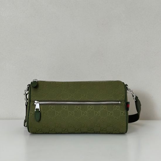 Gucci Green Fabric Crossbody Bag 834455