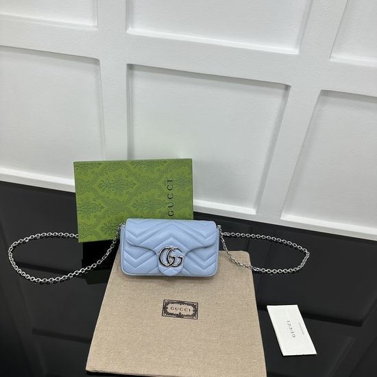 Gucci GG Marmont Super Mini Matelasse Chain Bag 841290