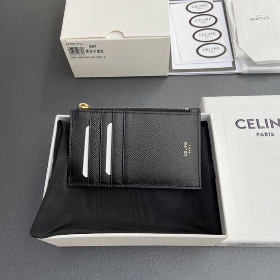 Celine ESSENTIALS Short Zipper Card Holder 10J893BEL