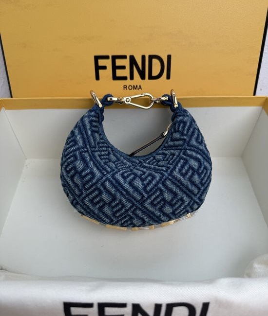 Fendi Mini Graphy Crescent Underarm Bag 8024