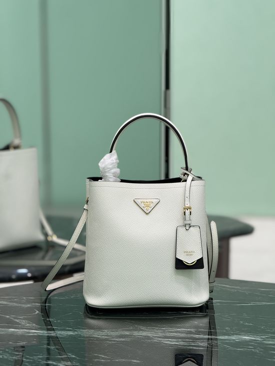 Prada Classic Saffiano Leather Bucket Bag 1BA212