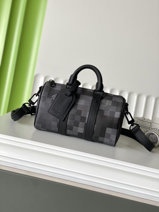 Louis Vuitton Original Leather Camouflage Duffle Bag KEEPALL M14919