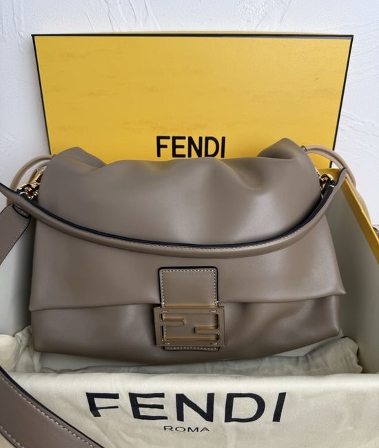 Fendi Mamma Baguette Lambskin Drawstring Bag 8832