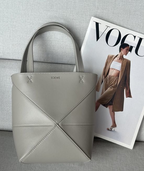 Loewe Mini Puzzle Fold Leather Handbag 1763